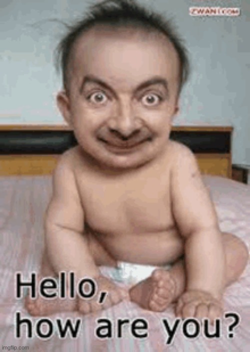 Rowan Atkinson when he was a baby | image tagged in funny,actors,rowan atkinson | made w/ Imgflip meme maker