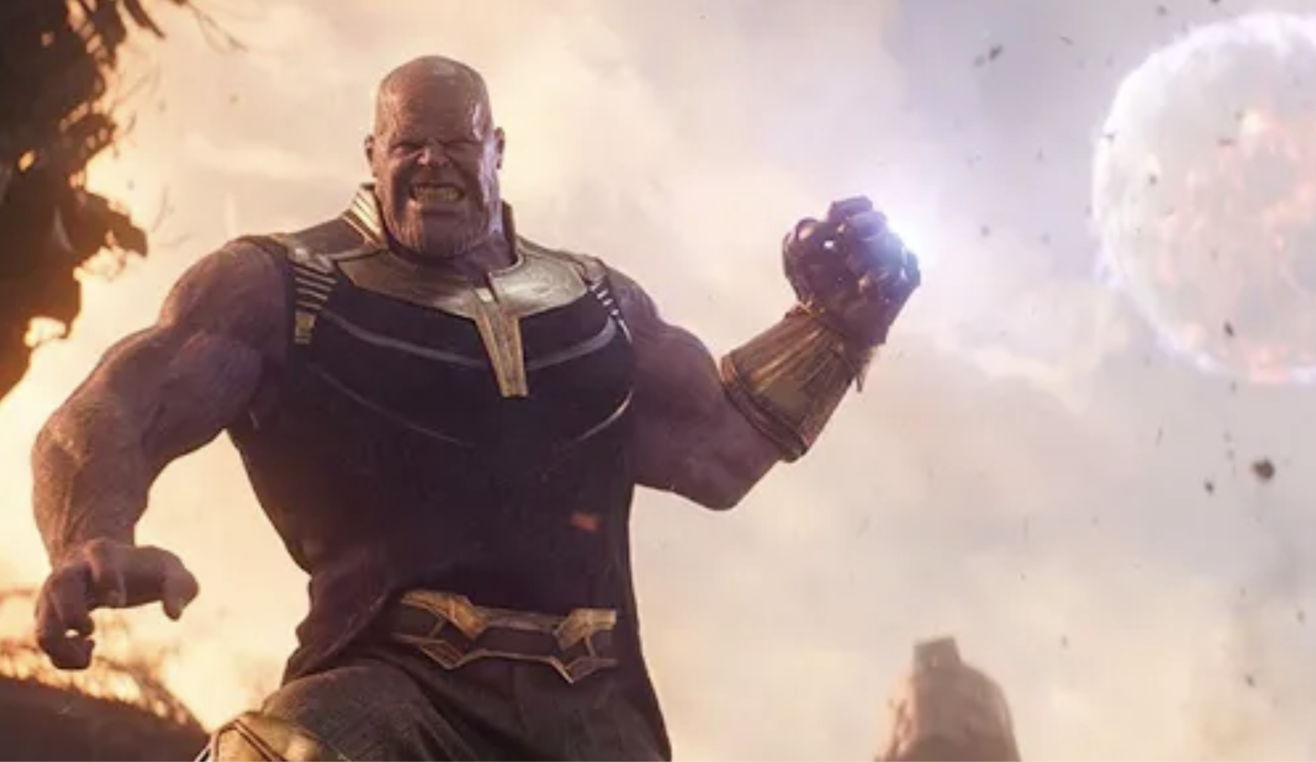 Thanos about to throw moon Blank Meme Template