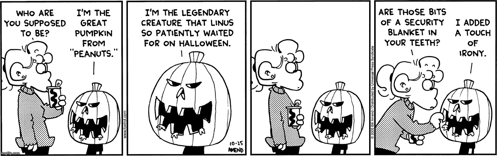 image tagged in memes,comics/cartoons,great pumpkin,security,blanket,halloween | made w/ Imgflip meme maker