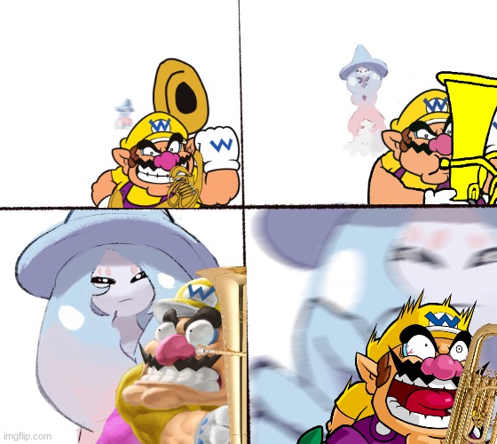 Wario dies by a wild Hatterene after playing the tuba so loud.mp3 (Better Version) | image tagged in noise detected | made w/ Imgflip meme maker