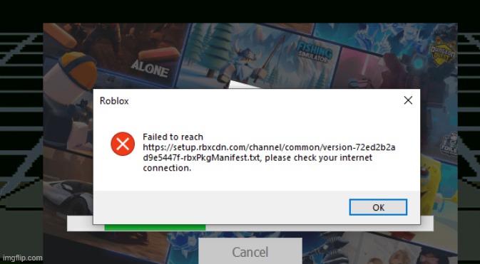 roblox update is giving me this shit error what is happening | image tagged in update,no work,help pls | made w/ Imgflip meme maker