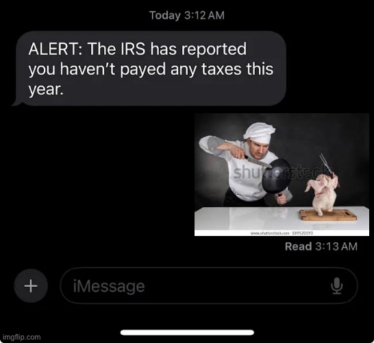 . | image tagged in irs report | made w/ Imgflip meme maker