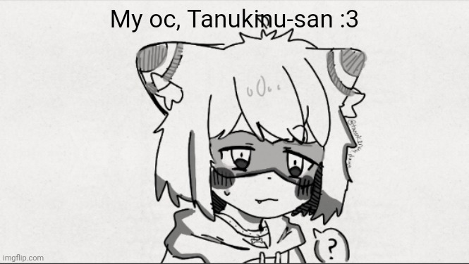 rhiaboc is inspired by a couple characters (nokotan, araiguma and tanuki Mario) | My oc, Tanukinu-san :3 | image tagged in drawings,oc,yummy crunchy | made w/ Imgflip meme maker