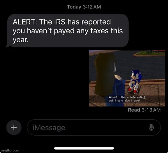 IRS report | image tagged in irs report,memes | made w/ Imgflip meme maker