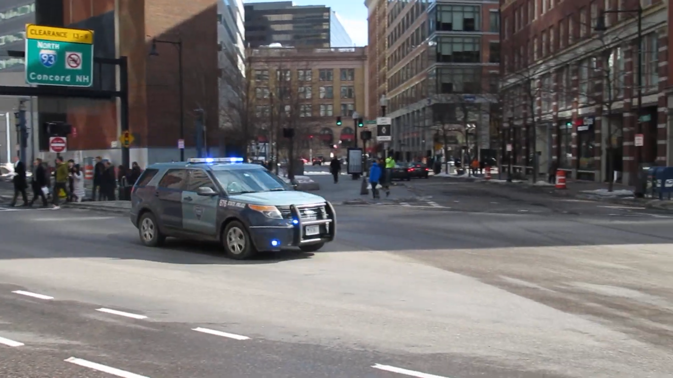 police car responding Blank Meme Template