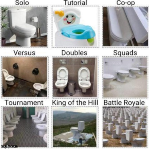 Welcome to The Toilet Games! The only game show where only toilets can compete! | image tagged in toilet humor,funny,memes | made w/ Imgflip meme maker