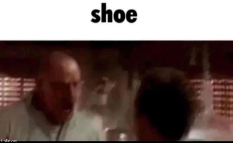 Waltuh shoe | image tagged in waltuh shoe | made w/ Imgflip meme maker