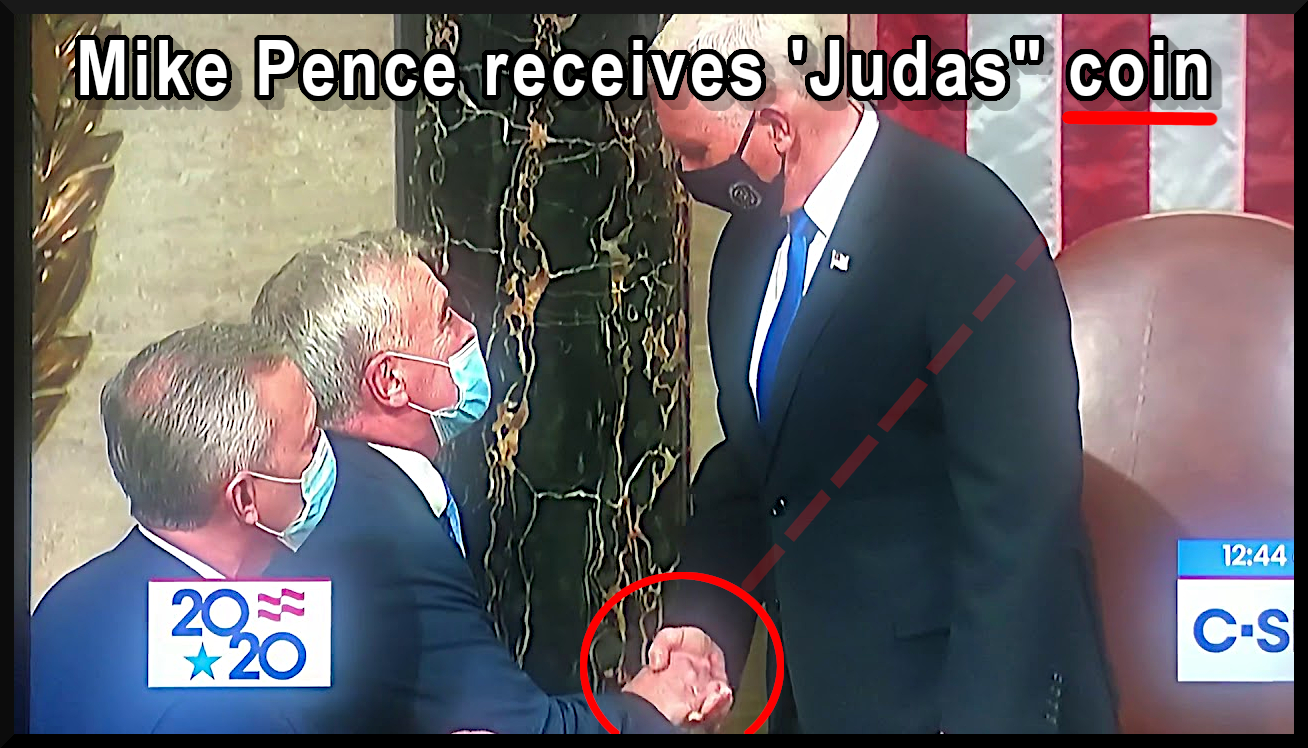 Mike Pence - JUDAS COIN Blank Meme Template