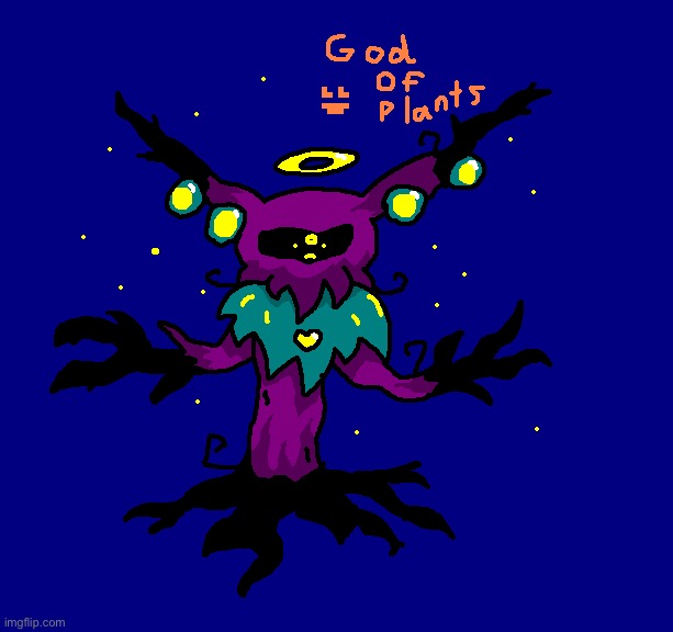 The god of plants | made w/ Imgflip meme maker