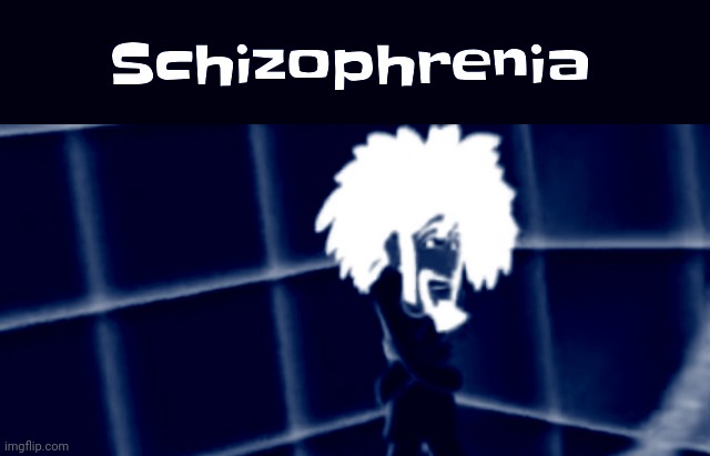 Schizophrenia | image tagged in schizophrenia | made w/ Imgflip meme maker