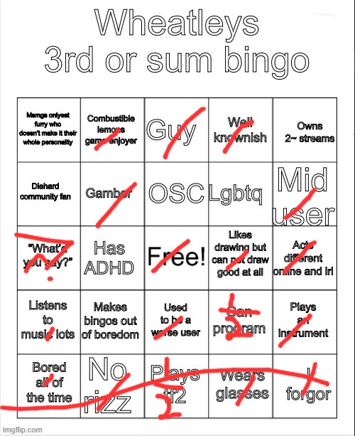 Muh bingo | image tagged in muh bingo | made w/ Imgflip meme maker