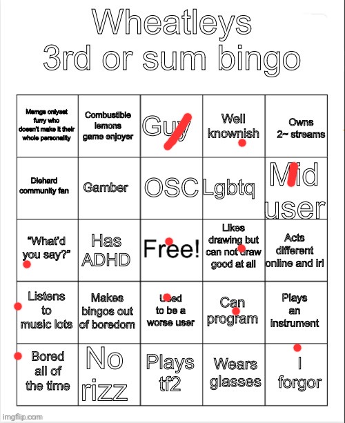 Muh bingo | image tagged in muh bingo | made w/ Imgflip meme maker