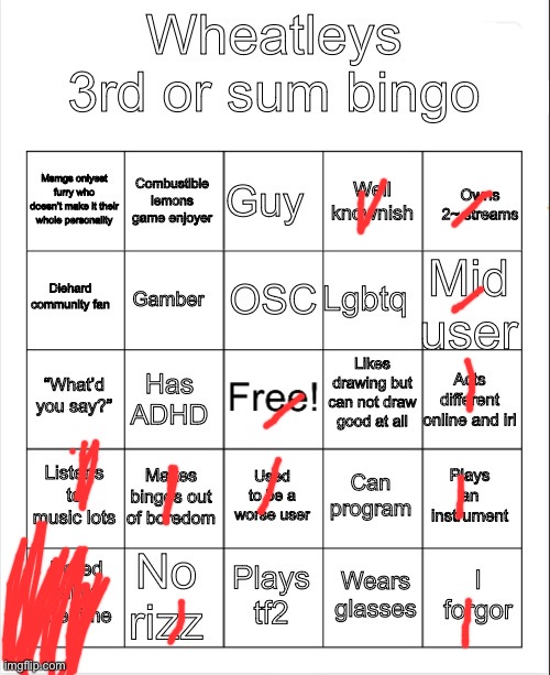 Muh bingo | image tagged in muh bingo | made w/ Imgflip meme maker