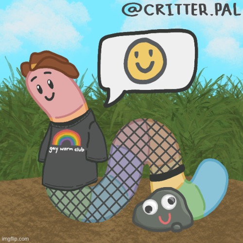 Wurm picrew (to celebrate Jaiden) | image tagged in mods,imgflip mods,owner,picrew,worms,lgbtq | made w/ Imgflip meme maker