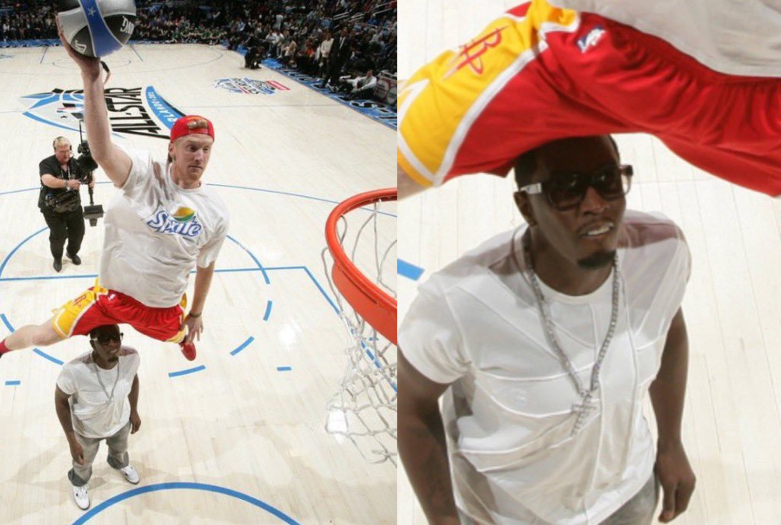 P Diddy Dunk Contest Blank Meme Template