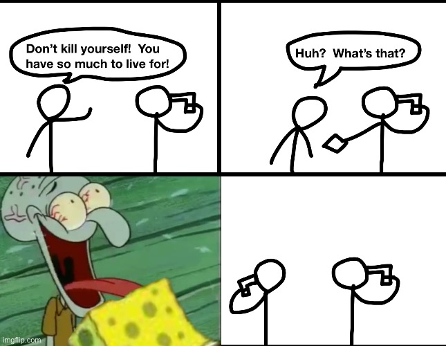 Convinced suicide comic | image tagged in convinced suicide comic | made w/ Imgflip meme maker