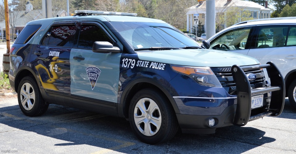 massachusetts state police car | image tagged in massachusetts state police car | made w/ Imgflip meme maker