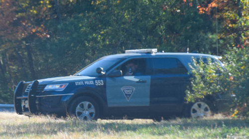 massachusetts state police car Blank Meme Template