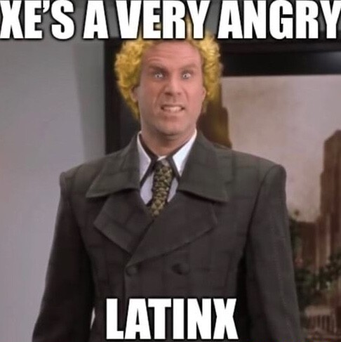 High Quality xes a very angry latinx Blank Meme Template