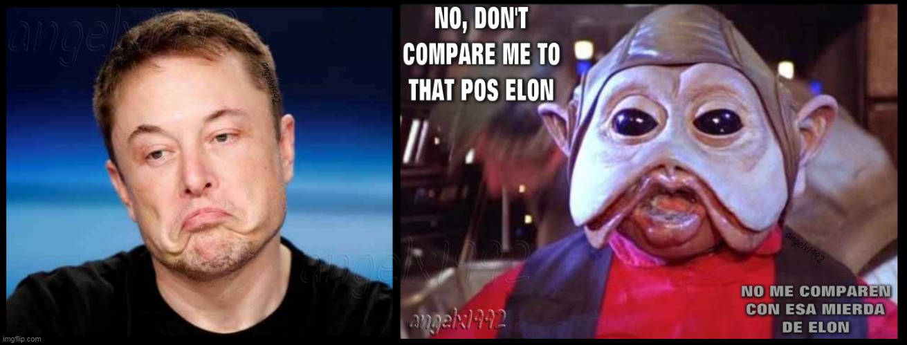 image tagged in elon,musk,star wars,nien nunb,twitter,elon musk | made w/ Imgflip meme maker