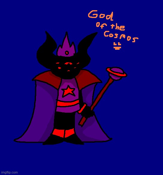 The god of the cosmos | made w/ Imgflip meme maker