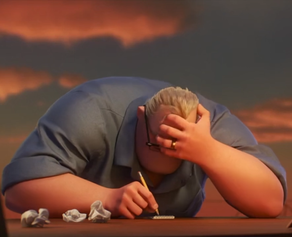 mr incredible frustrated Blank Meme Template