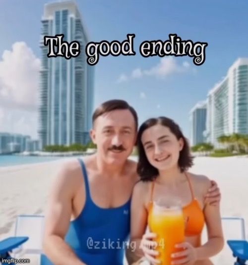 The good ending | image tagged in the good ending | made w/ Imgflip meme maker