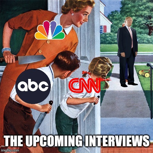 THE UPCOMING INTERVIEWS | made w/ Imgflip meme maker