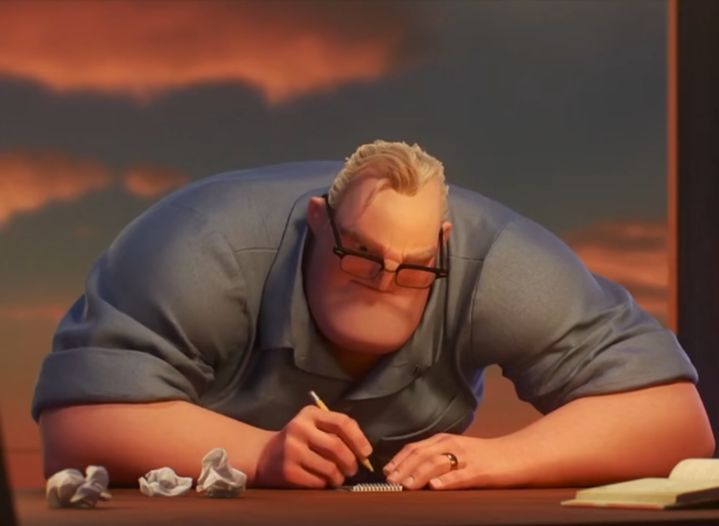 mr incredible Blank Meme Template