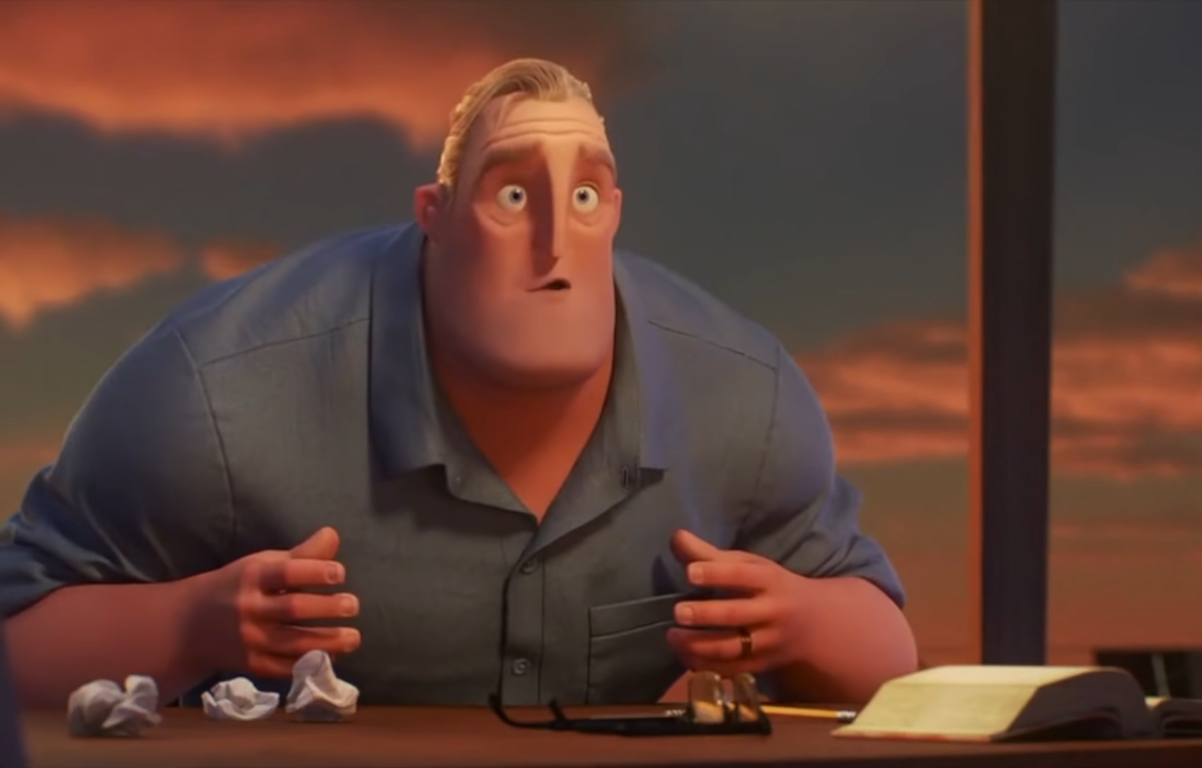 mr incredible Blank Meme Template