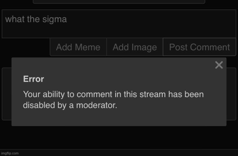 still comment banned in lgbtq btw | made w/ Imgflip meme maker