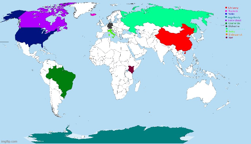 People can start conquering untaken nations, only one per turn for now. People can still join though | made w/ Imgflip meme maker