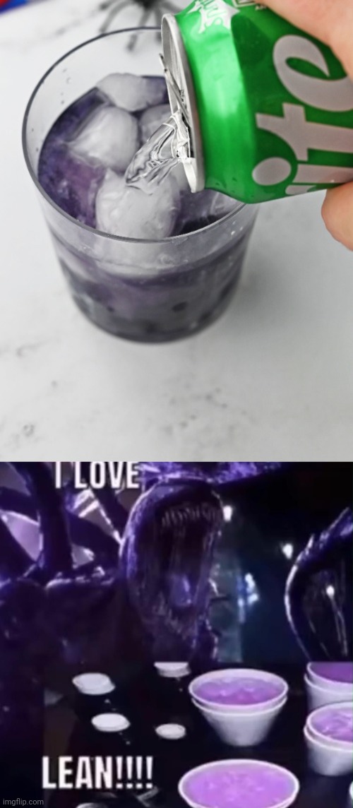 Purple Kool-Aid and Sprite | image tagged in i love lean,memes | made w/ Imgflip meme maker