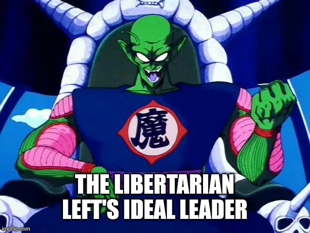 Soft on Crime? Check! Plan for Population Control? Check! "Going Green"? Well, That Goes Without Saying... | THE LIBERTARIAN LEFT'S IDEAL LEADER | made w/ Imgflip meme maker