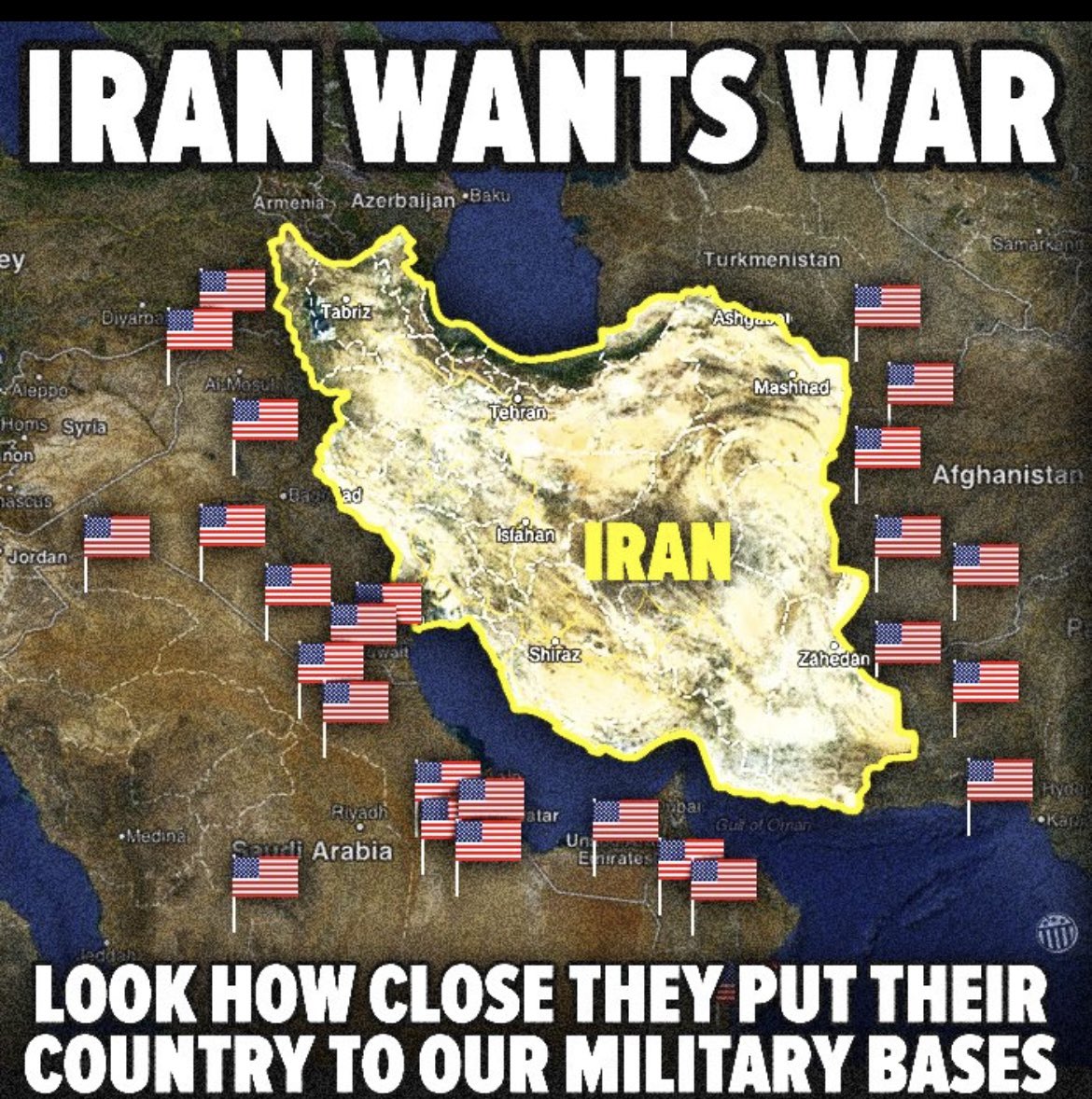 Iran wants war Blank Meme Template