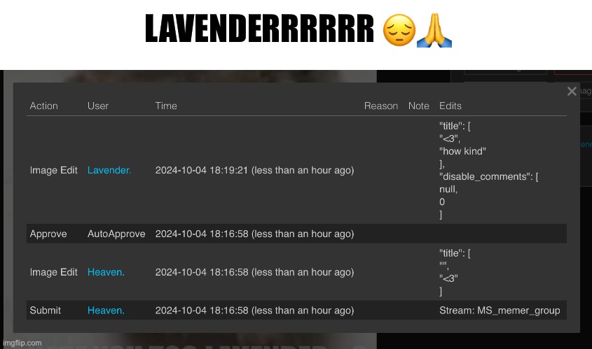 chat i have an idea | LAVENDERRRRRR 😔🙏 | made w/ Imgflip meme maker