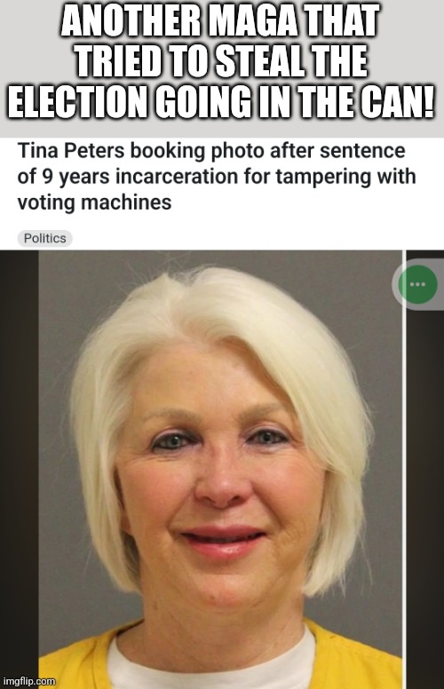Election maga fraud | ANOTHER MAGA THAT TRIED TO STEAL THE ELECTION GOING IN THE CAN! | image tagged in conservative,republican,kamala harris,nevertrump,election fraud,maga | made w/ Imgflip meme maker