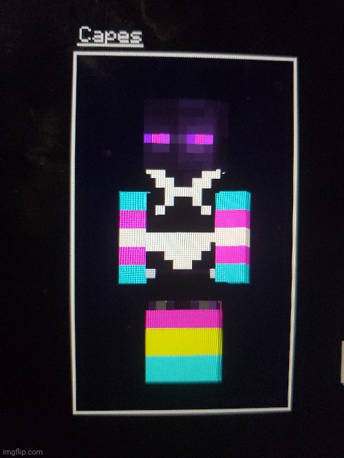 The dumb minecraft skin I made whilst high (I was!!) :D | image tagged in average millie behavior,minecraft | made w/ Imgflip meme maker