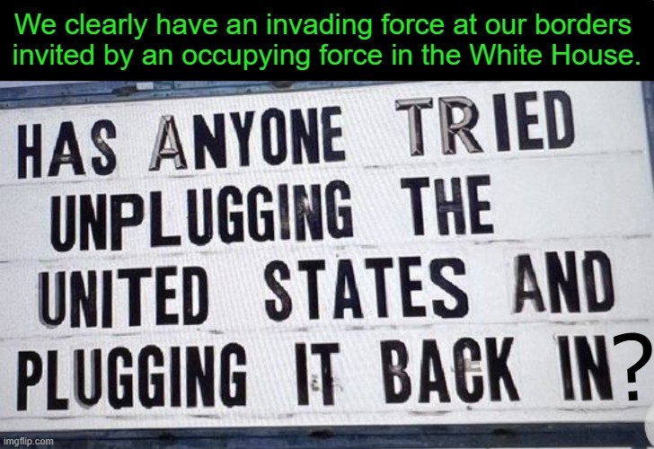 Unplug it and plug it back in Blank Meme Template