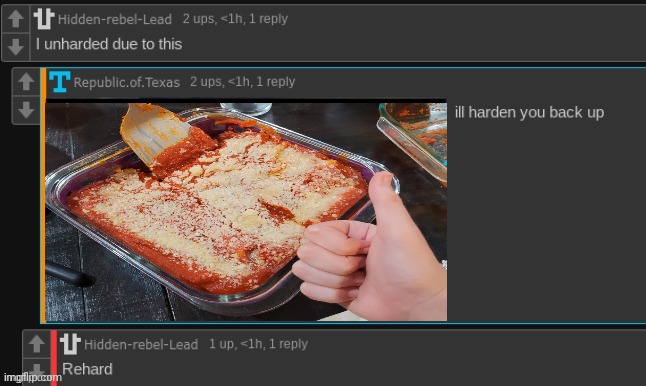 Pasta | image tagged in rehard | made w/ Imgflip meme maker