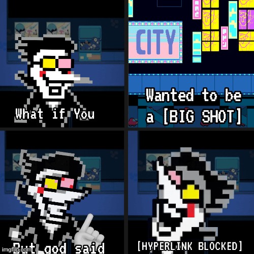 [Hyperlink Blocked] | image tagged in undertale,spamton,hyperlink blocked,deltarune | made w/ Imgflip meme maker