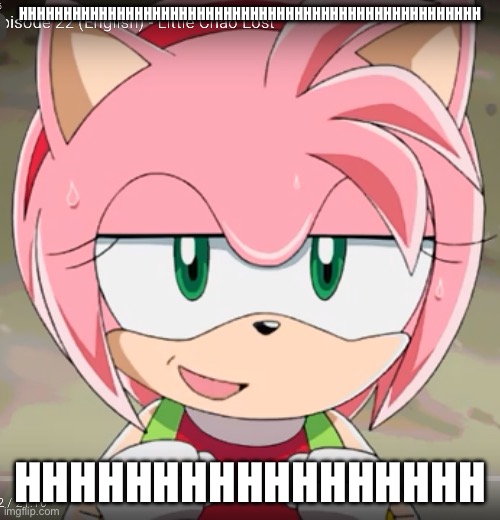 Amy Rose! | HHHHHHHHHHHHHHHHHHHHHHHHHHHHHHHHHHHHHHHHHHHHHHHHHHHH; HHHHHHHHHHHHHHHHH | image tagged in amy rose | made w/ Imgflip meme maker