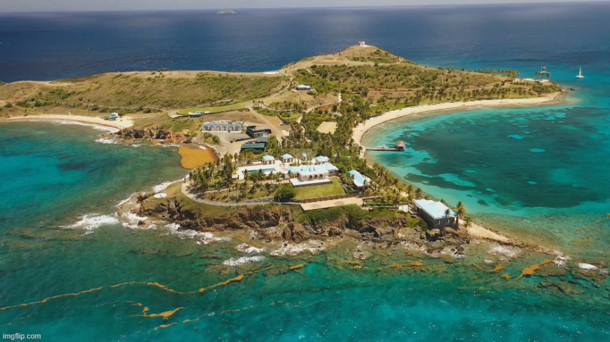 Epstein Island | image tagged in epstein island | made w/ Imgflip meme maker