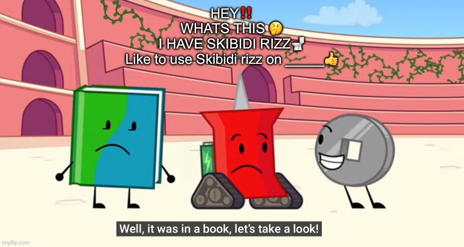 Reading rainbow!! | HEY‼️
WHATS THIS 🤔
I HAVE SKIBIDI RIZZ🚽
Like to use Skibidi rizz on _____👍 | image tagged in reading rainbow | made w/ Imgflip meme maker