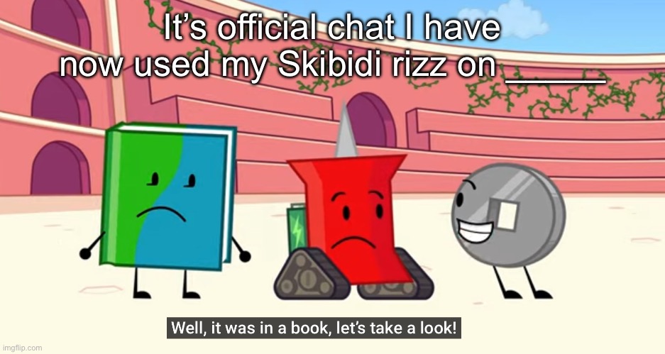 Reading rainbow!! | It’s official chat I have now used my Skibidi rizz on _____ | image tagged in reading rainbow | made w/ Imgflip meme maker