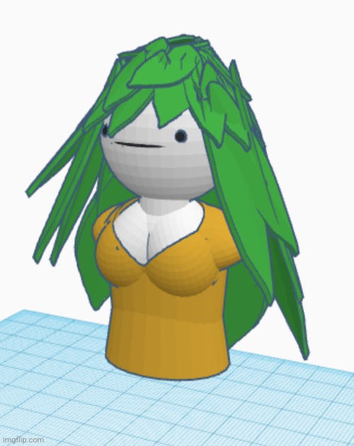 Should I just scrap the pineapple hair and try something else? Looks like shit | made w/ Imgflip meme maker
