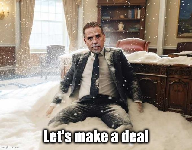 Hunter Biden | Let's make a deal | image tagged in hunter biden | made w/ Imgflip meme maker