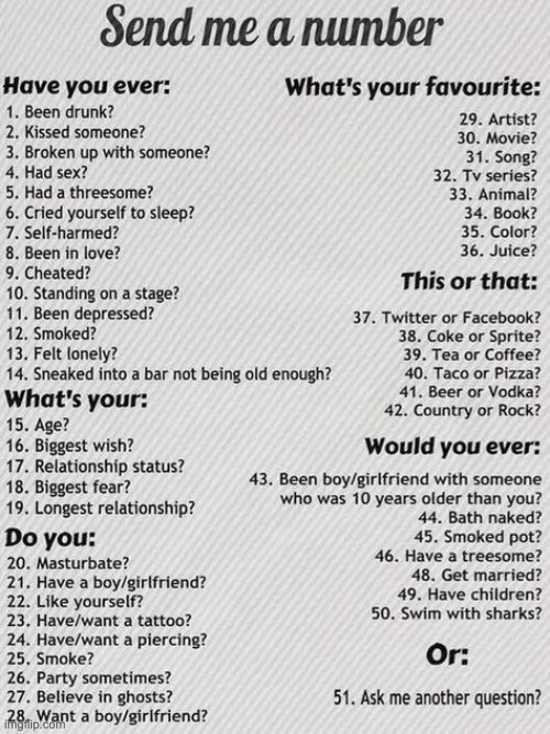 please im bored as hell | image tagged in send me a number | made w/ Imgflip meme maker