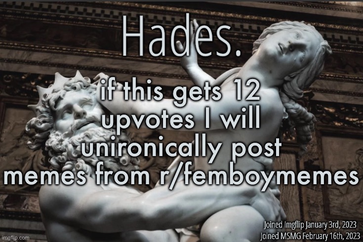 Silver Announcement Template 12.0 Template | if this gets 12 upvotes I will unironically post memes from r/femboymemes | image tagged in silver announcement template 12 0 template | made w/ Imgflip meme maker