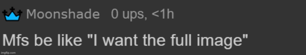 Mfs be like I want the full image | image tagged in mfs be like i want the full image | made w/ Imgflip meme maker